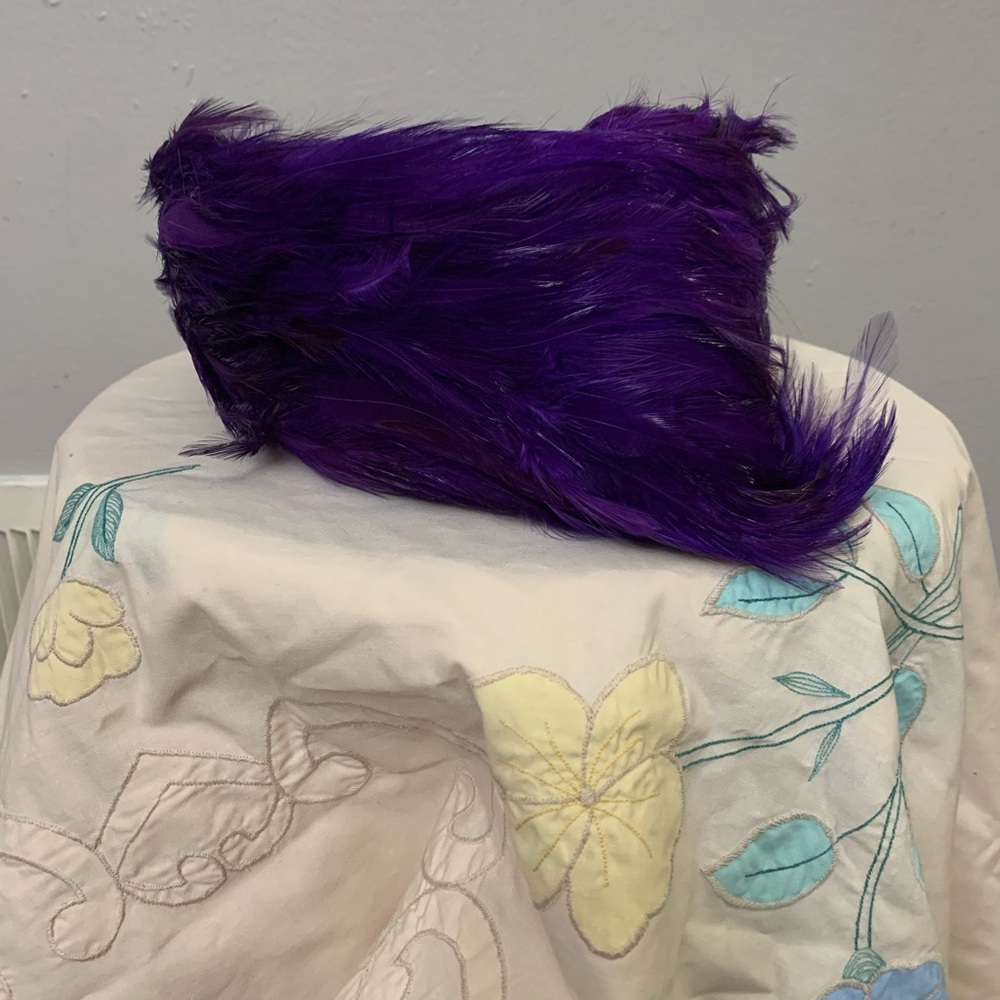 Purple Feather Headband by Charm's